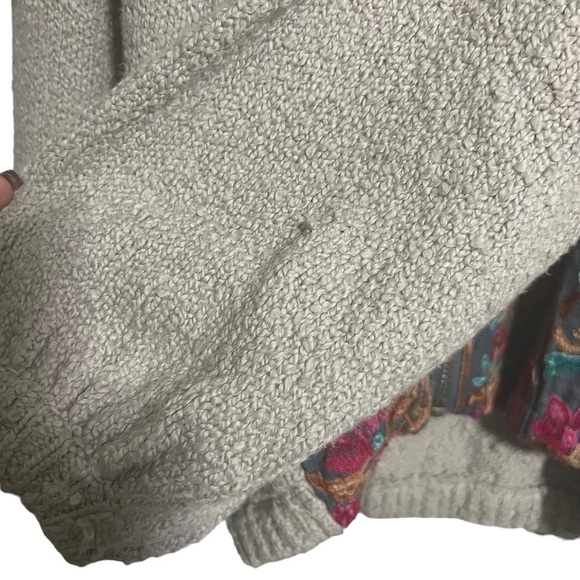 Umgee boho jacket embroidered zip up jacket knit - Picture 11 of 16